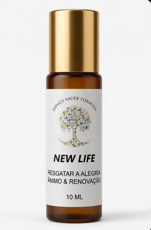 Blend De Óleos Essenciais - New Life Ânimo E Renovação 10ml